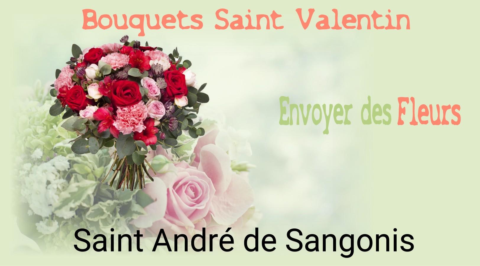 Roses de Saint-Valentin livrées à Saint-André-de-Sangonis